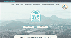 Desktop Screenshot of hostelobispo.com